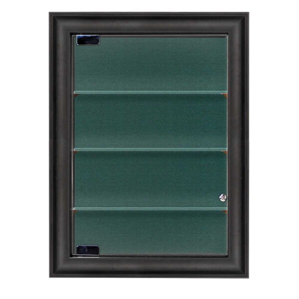 Indoor Enclosed Combo Board, 72"x36", Bronze Frame/Black & Rubber